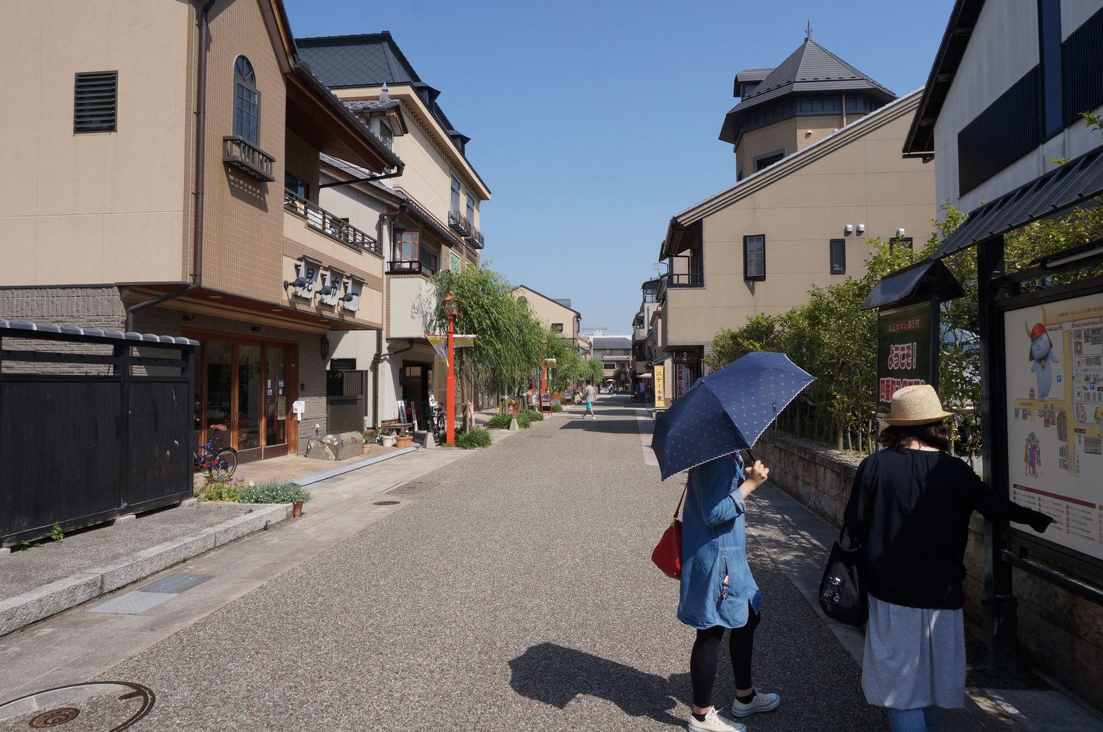 日本街道古镇图片