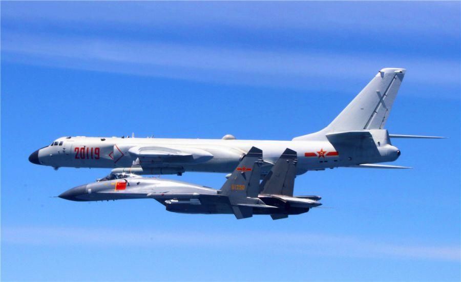 轰6k公开绕岛飞行科目实力告诫美军天空不再由美国一家说了算