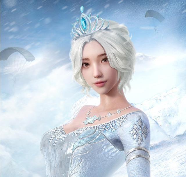 和平精英:牧童太缺德了,妹子穿着冰雪奇缘皮肤,让她做这种动作