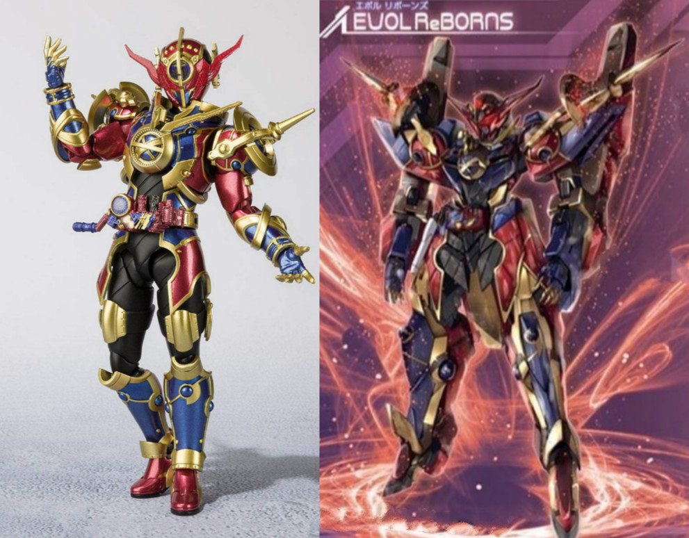 原创当假面骑士build变成高达老实人真香合体凯撒帅爆了