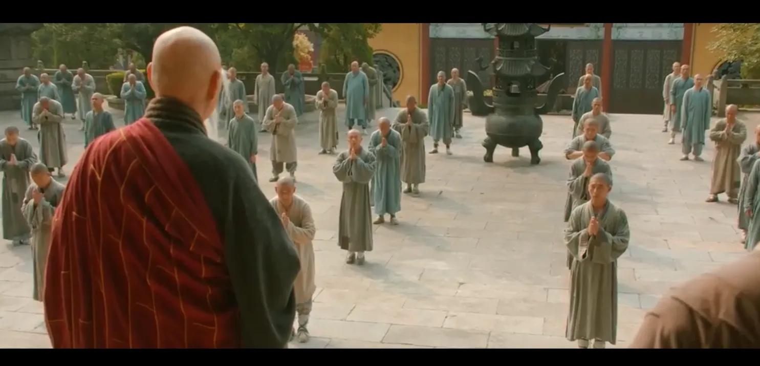 《少林寺十八罗汉》虽是一部网络电影,但片子的质量还真高,特别是武打