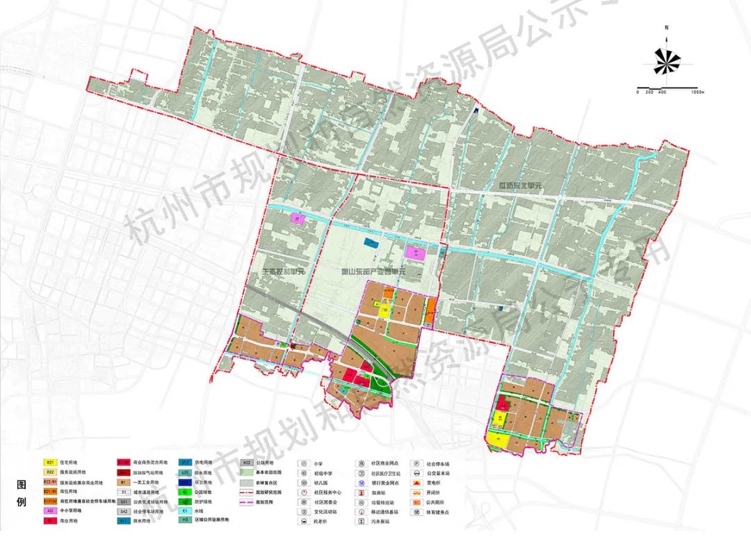 萧山瓜沥坎山规划图片