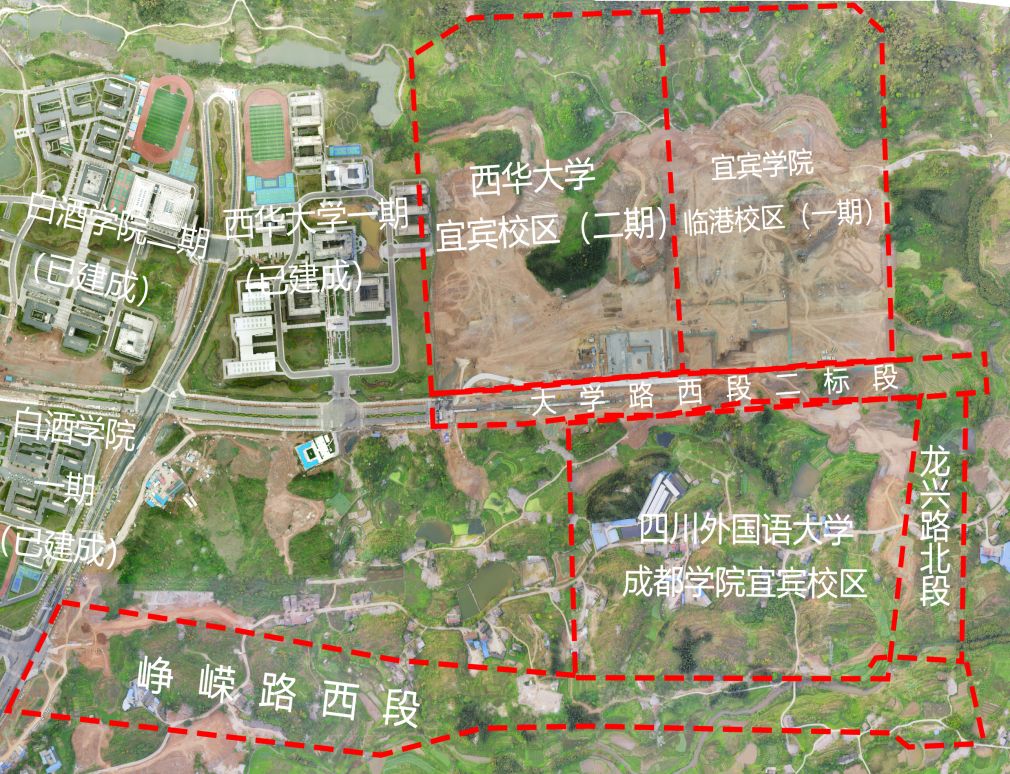 复工日记搭建大学城巨型路网助力宜宾双城建设