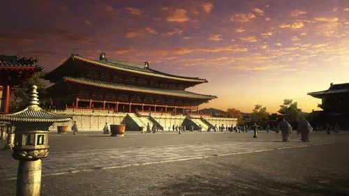 大明宫网课天子百官商国事大唐宣政显国威