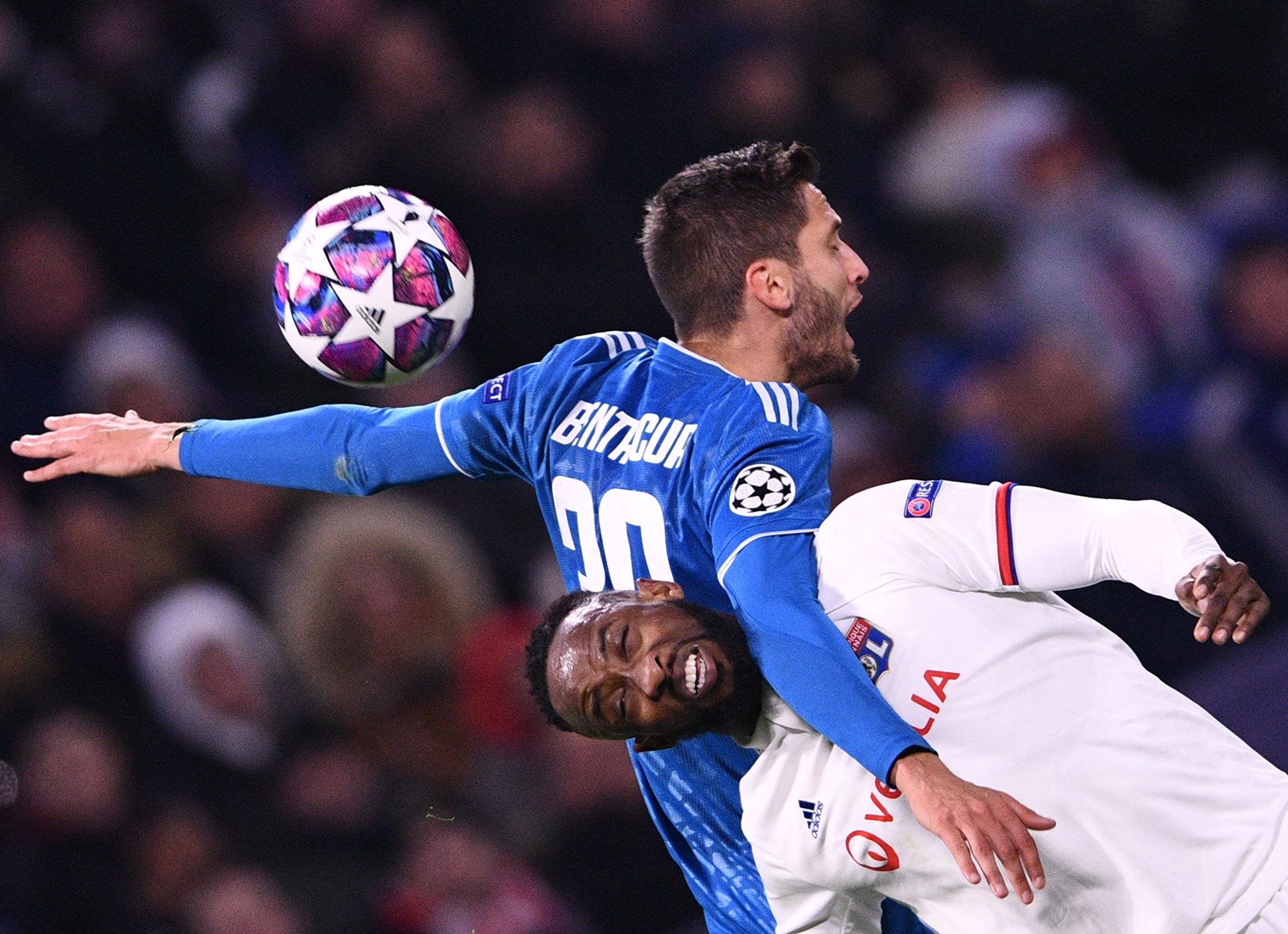 足球欧冠里昂胜尤文图斯