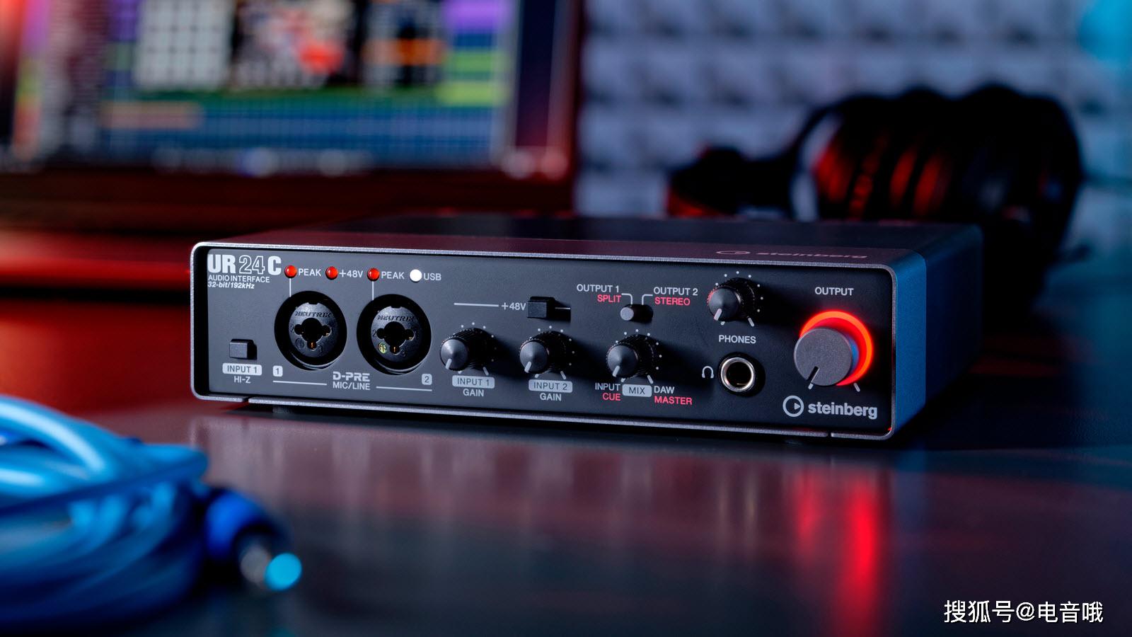 steinberg斯坦伯格推出带有typec连接的usb30音频接口ur24c