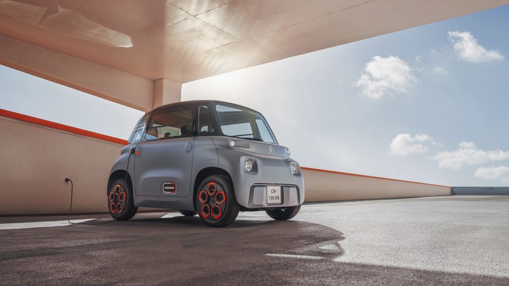 雪铁龙带来微型两座电动车ami每月付20欧元即可使用