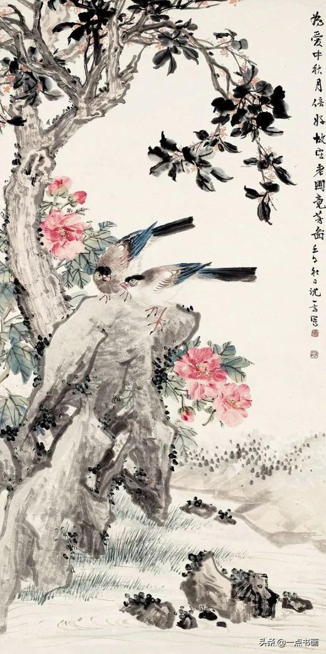 民国四擅之一沈一斋工笔花鸟画欣赏