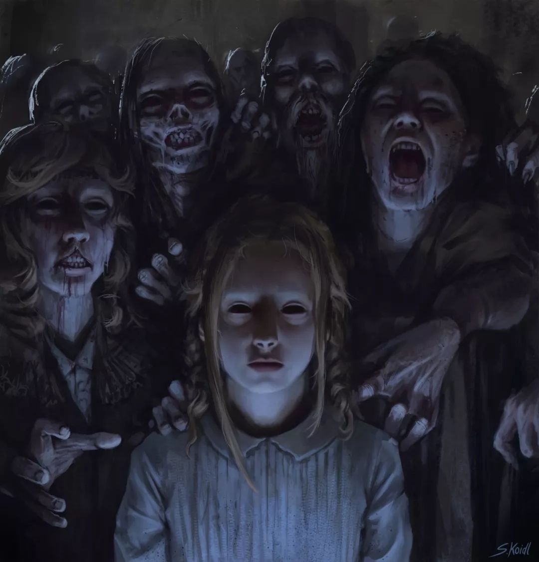 这位老哥的插画可以把你吓尿