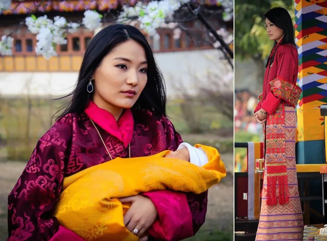 原创29岁不丹王后怀二胎变胖肉粽身材够亮眼体重达到130斤