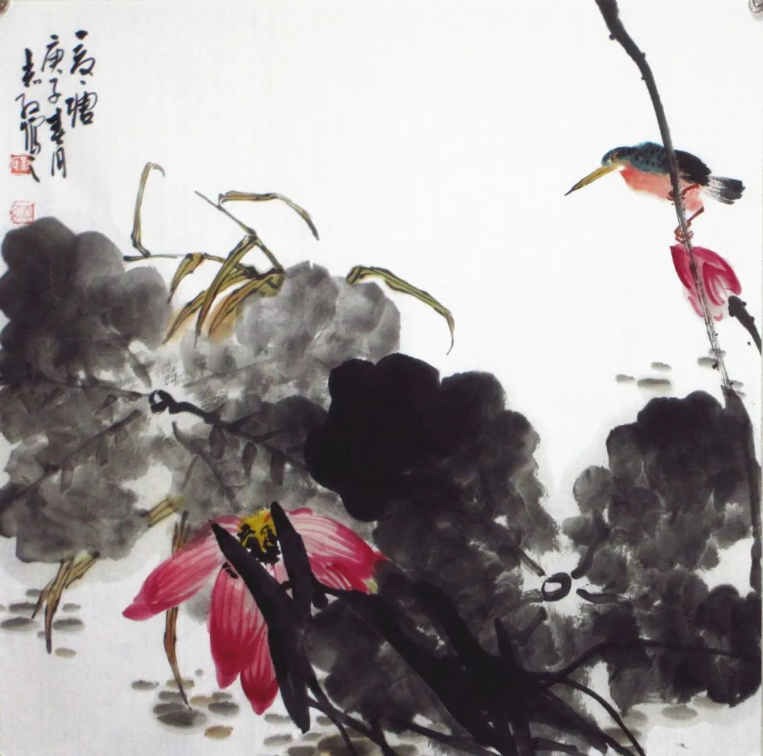 刘志红——花韵催鸟语 笔意起清风_花鸟画