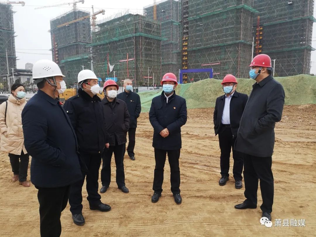 黄韡,武戈深入项目建设一线调研疫情防控和复工复产工作_萧县