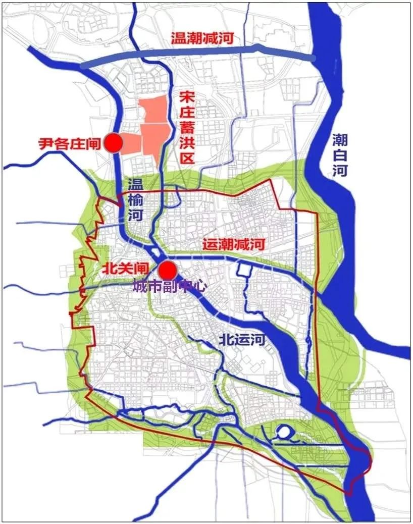 定了通州这个地方将新挖一条河联通温榆河潮白河