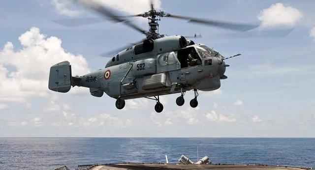 图片:印度卡-28反潜直升机.