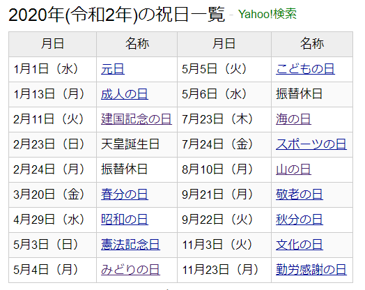 日本的体育の日改名了山の日体育の日海の日还都改日子了