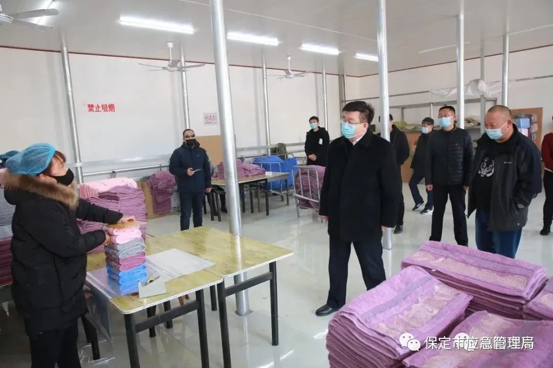 高阳县县长闫向阳检查指导企业复工复产工作坚持防控发展两手抓