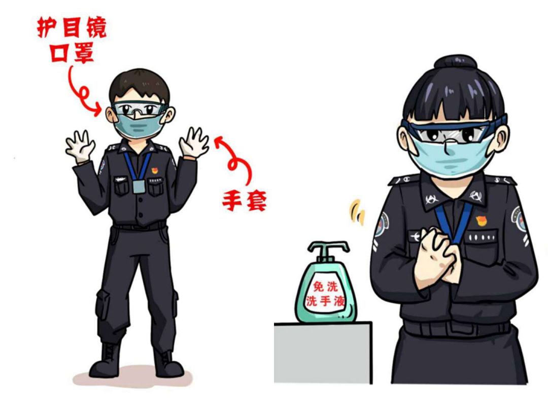 民航在行动重庆机场安检青年文创作品展现战疫担当