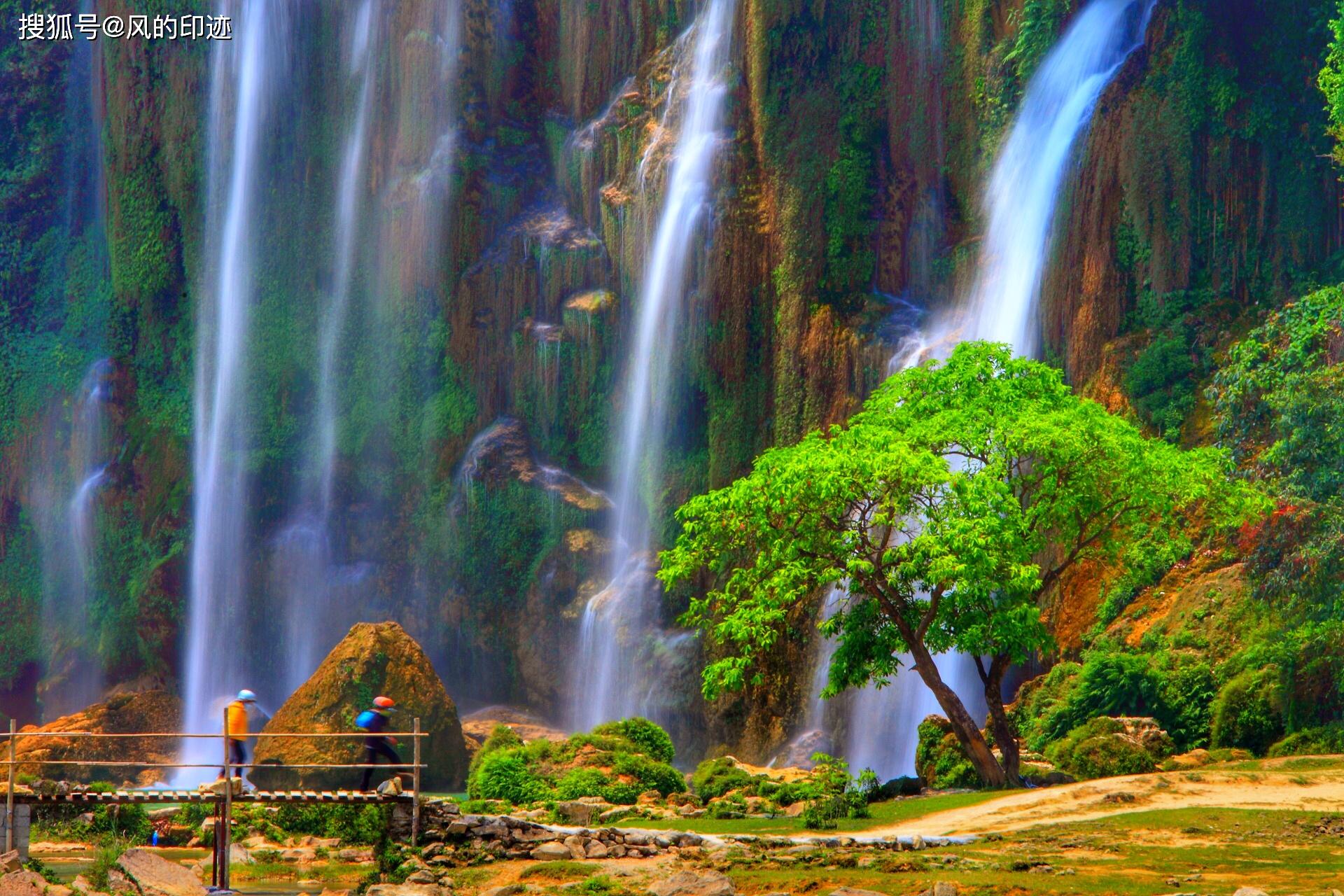 原创大新德天跨国大瀑布属于花千骨和白子画的长留仙境