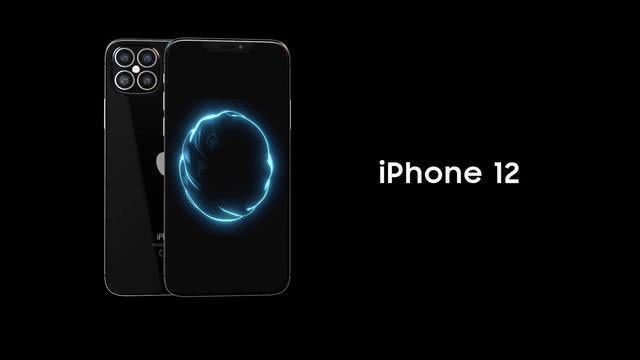 苹果iphone12概念图a14芯流速屏后置四摄