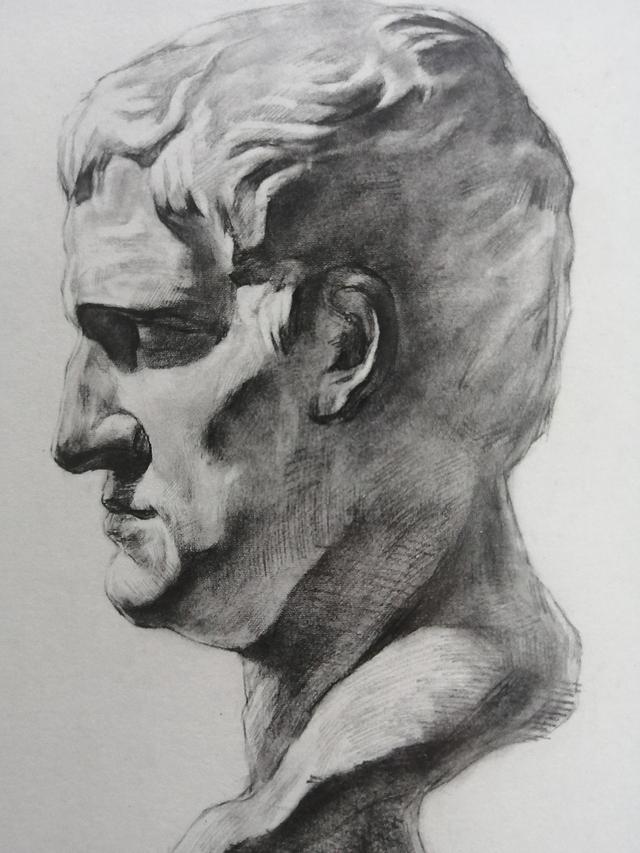 艺术美术石膏像背后的历史故事阿格里巴附素描教程