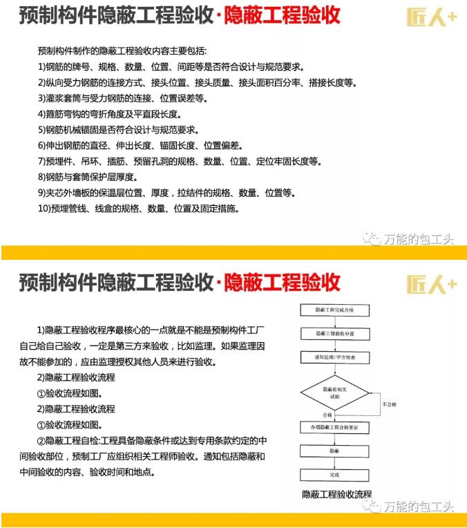 裝配式建築pc預製構件質量驗收總結ppt