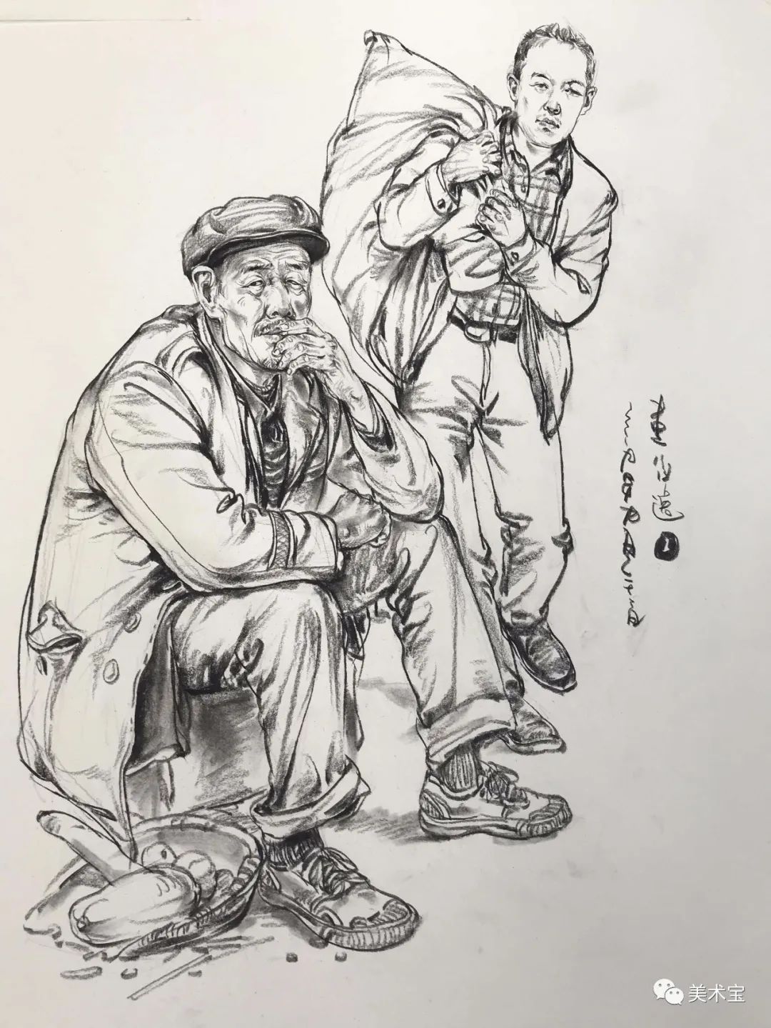 美术宝超级名师刘俊逸临摹开始结构入手线条为主画好速写就得这么做