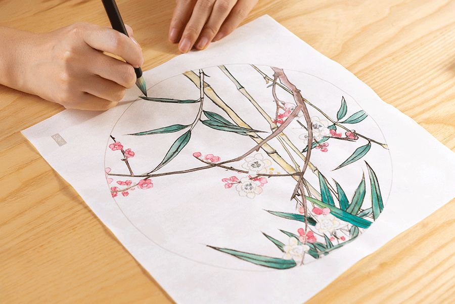 执笔作画在浮躁时代做个内心沉静之人