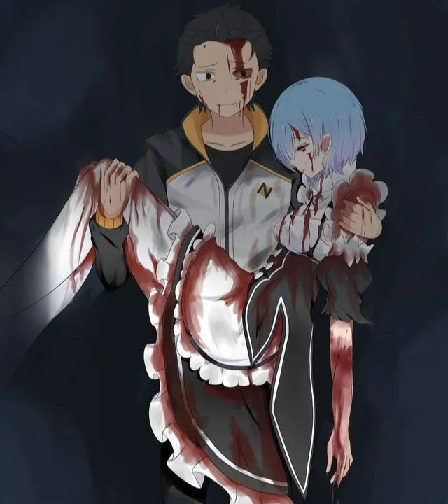 原创日漫中让人泪崩的惨死女主蕾姆老婆死循环而她身体被霸占