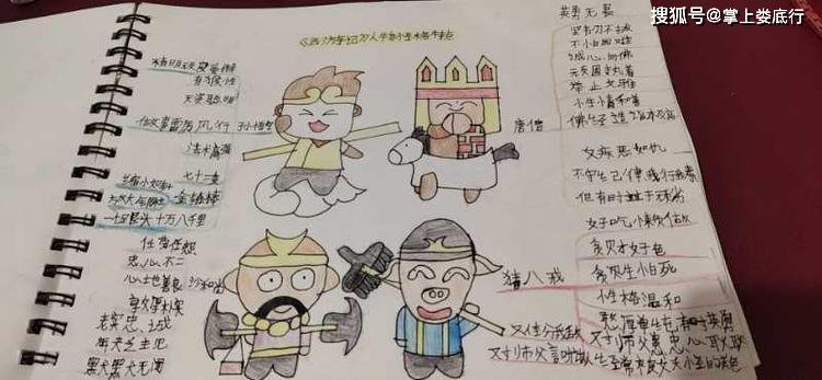 《西游记之偷吃人参果》熟悉《西游记》的同学都知道,这幅思维导图画