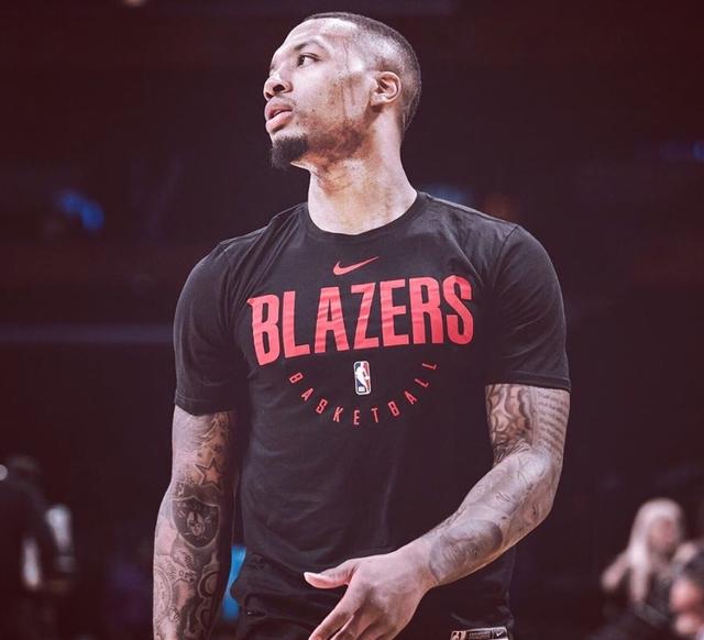 早日回归达米安利拉德更新instagram晒个人训练照