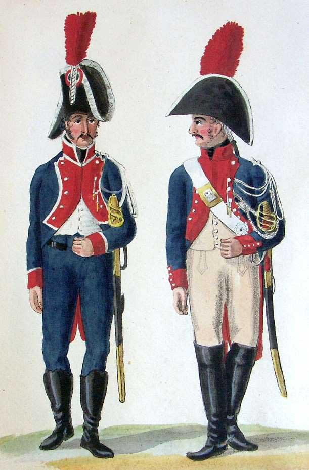 19世纪的法国宪兵,军官一般配发军靴,士兵一般都是低腰鞋