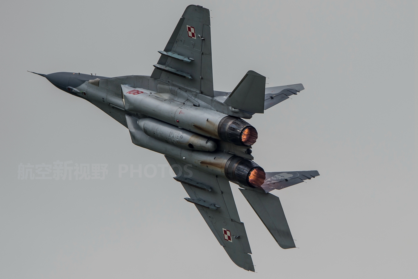 米格-29战斗机高清组图,波兰空军主力,经典双发三代机_性能