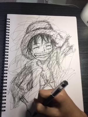 乱画我敲喜欢你这个小孩请你注意我路飞