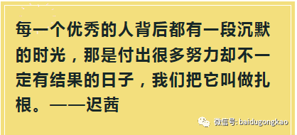 申论素材那是付出很多努力却不一定有结果的日子我们把它叫做扎根