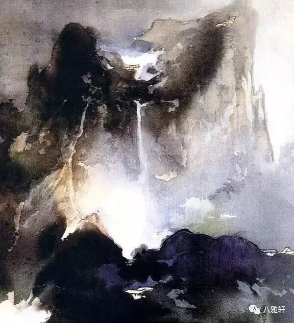 八雅轩丨艺术经典张大千笔下的华山图20幅看不够啊