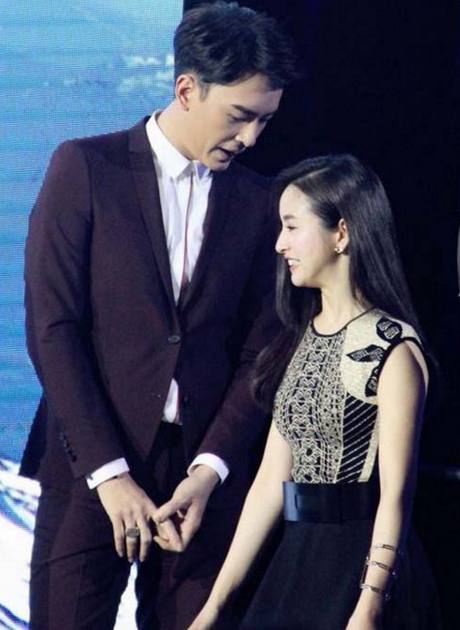 娱乐圈里的"最萌身高差",第四个像溜女儿,第五个像抱儿子 郑元畅和