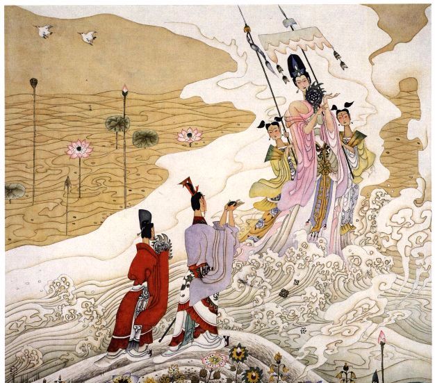 工笔重彩洛神赋精致唯美