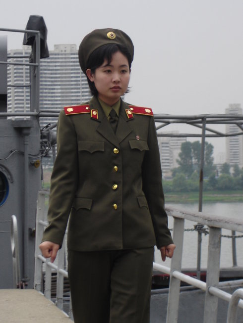 朝鲜警服图片