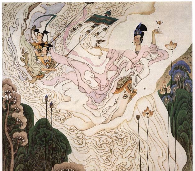 工笔重彩洛神赋精致唯美