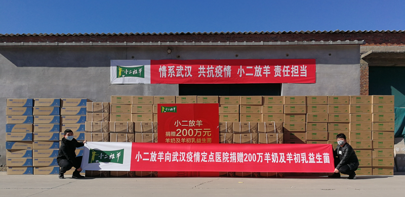 200万元的小二放羊羊初乳益生菌高蛋白粉,小二放羊羊奶粉等营养物资