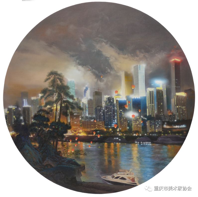 《鏖战》吕兆程 四川美术学院(油画)《战疫图》重庆轩辕文化书画院