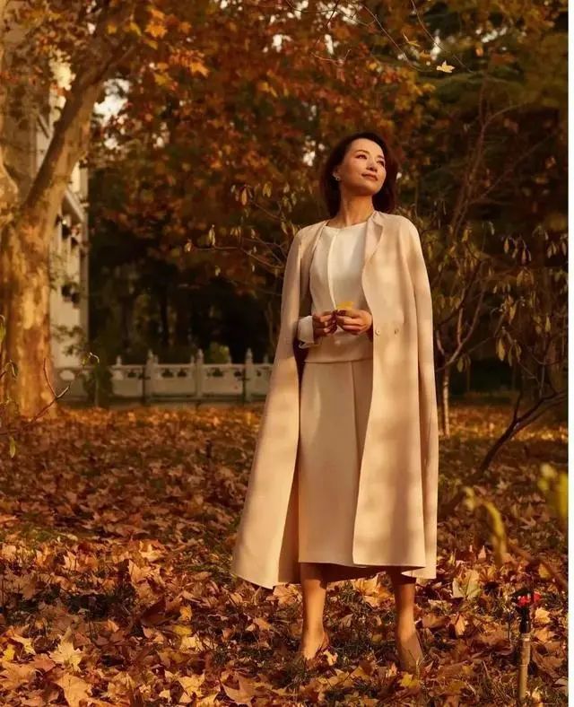 董卿的知性美也败了46岁素颜出镜像换脸还把印花长裙穿成睡衣