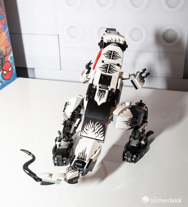 乐高全新玩具毒液霸王龙伏击蜘蛛侠