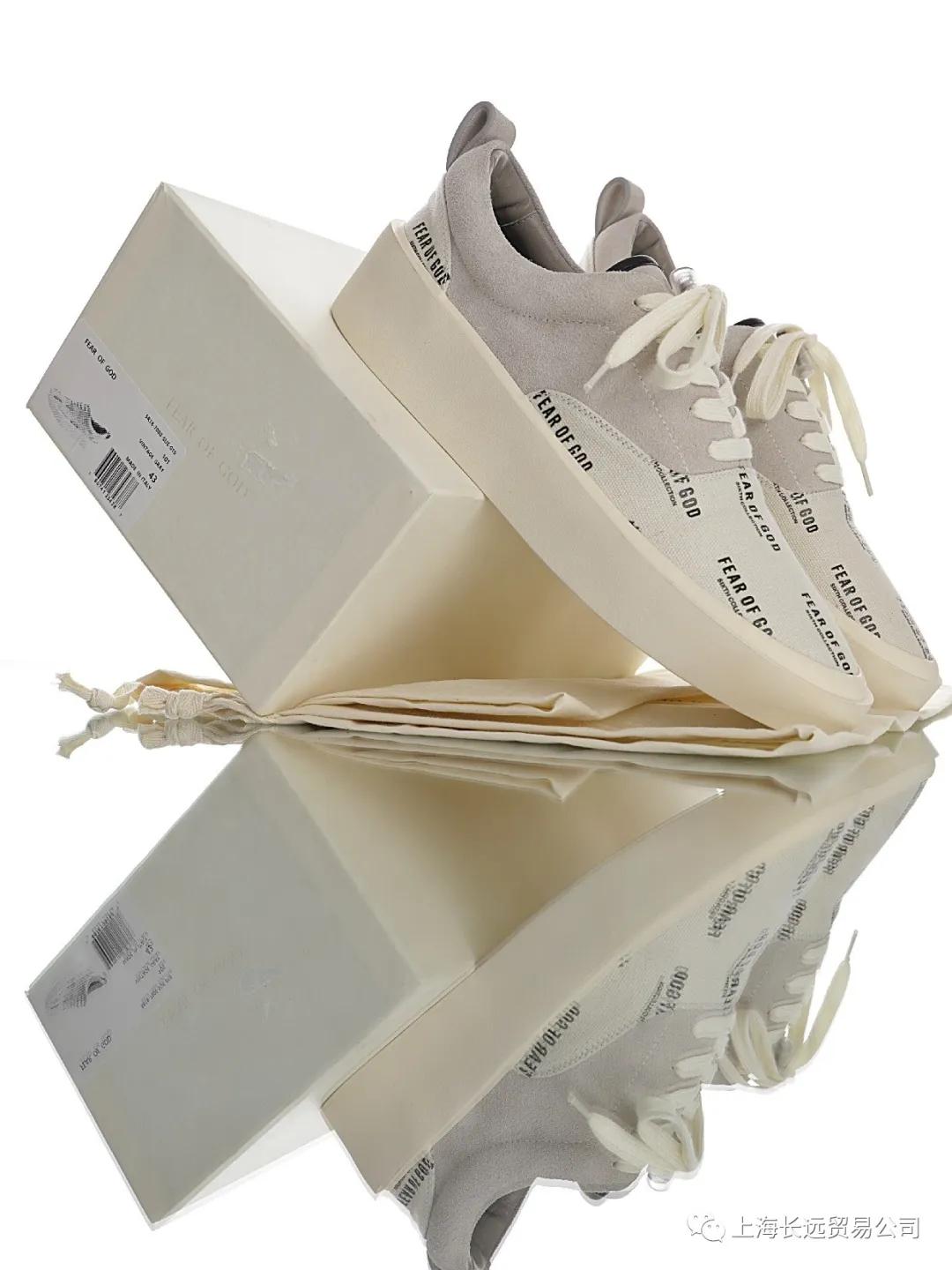 敬畏上帝fearofgod101lowsneaker平底低帮增高板鞋