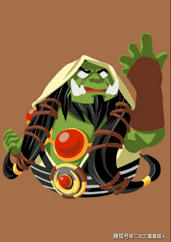 procreate手绘漫画永远的萨满祭司魔兽世界部落酋长萨尔