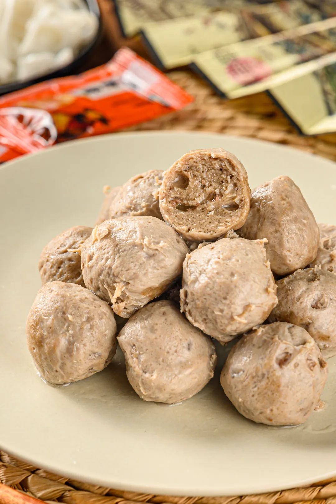 48元斤爆汁牛肉丸弹过乒乓球潮汕人返工行李箱里必带ta