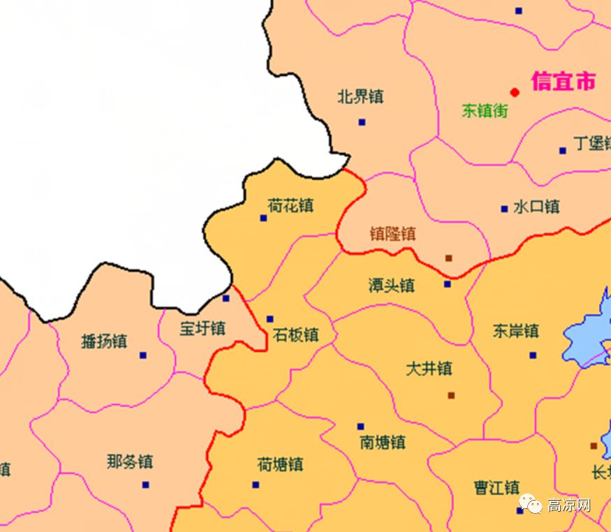 高州市乡镇地图全图图片