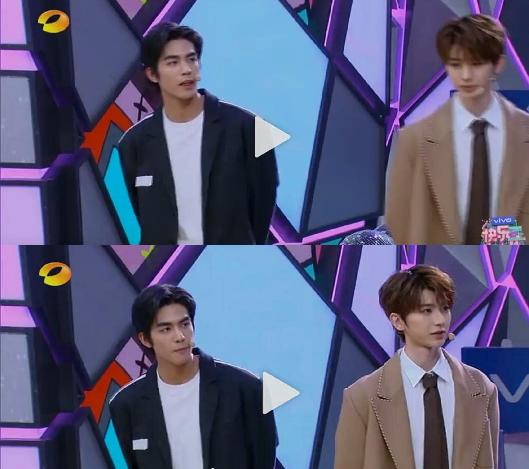 冲宋威龙看快乐大本营脱离滤镜颜值低却被98年蔡徐坤吸粉