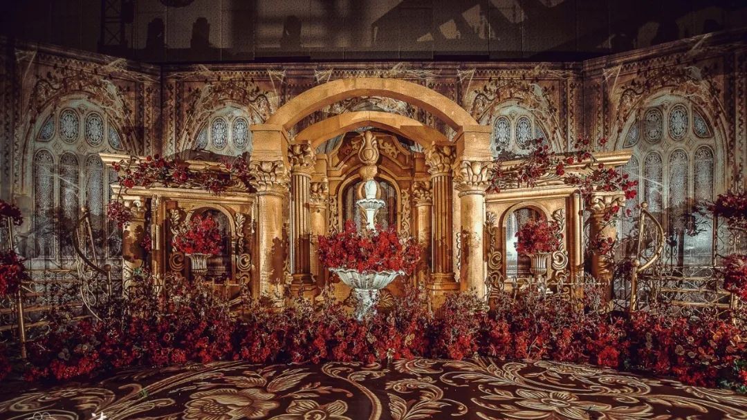 巴洛克复古风婚礼主题,感受艺术和时代的契合