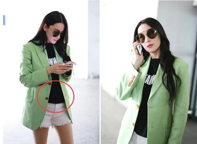 原创张馨予太拼了!婚后4天就出来拍戏,挺孕肚还踩10厘米细高跟